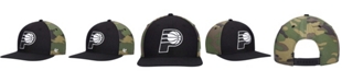 '47 Brand Men's Black, Camo Indiana Pacers Bramble Captain Snapback Hat